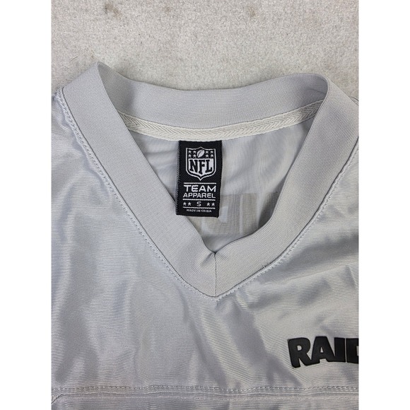 Las Vegas Raiders AFC West Football Jersey White Men's Size S Oakland **READ** - Picture 4 of 14